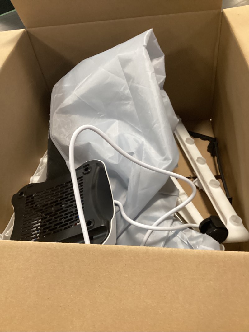 Condition photo showing As Is for Clothes Dryer, Portable Drying Machine with Timer, 60inch Laundry Drying Wardrobe with Large Capacity, Electric Dryer/Rack for Home | Appartments (Blue ZU1)