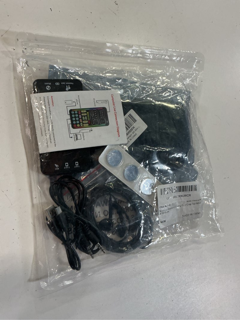 Condition photo showing Good Condition for i9 voice changer set, mini live broadcast voice r, portable sound board voice changer, 8 different sounds/sound effects, for ios, for android (english version)