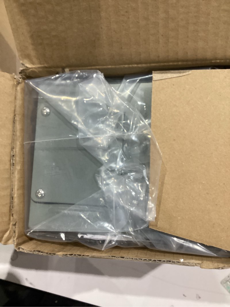 Condition photo showing Good Condition for 50 Amp 125/250 Volt EV Power Outlet Box, NEMA 14-50R 50 Amp EV Charging Receptacle Outlet Box, Enclosed Lockable Weatherproof Outdoor Electrical NEMA 14-50R Receptacle Panel, Heavy Duty, ETL Listed 50 Amp EV Outlet Box