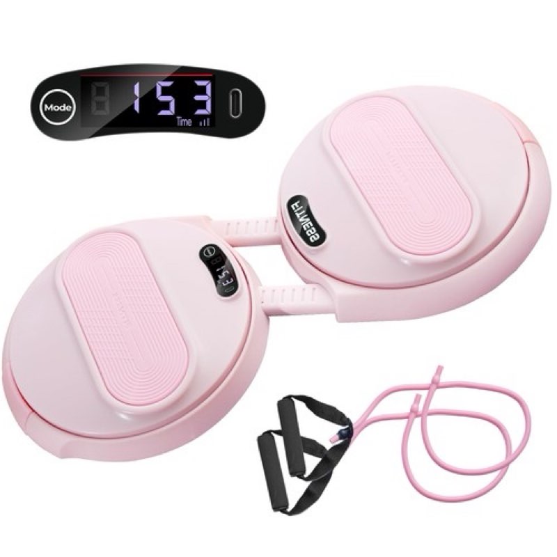 Waist Twisting Machine Exercise - Ab Twister Board MAX 300LBS | Intelligent Counting Lap & Calorie &