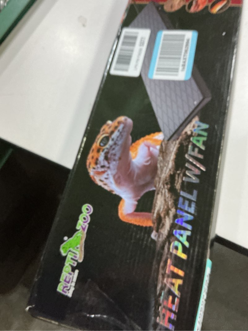 Condition photo showing New/Like New for repti zoo reptile heat panel adjustable temperature reptile heating plate, mountable under lid, for hermit crabs/leopard geckos/turtles/snakes/lizards 6" x 18"