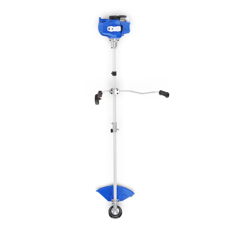 wild badger power gas 52-cc 2-cycle 17-in straight shaft gas string trimmer