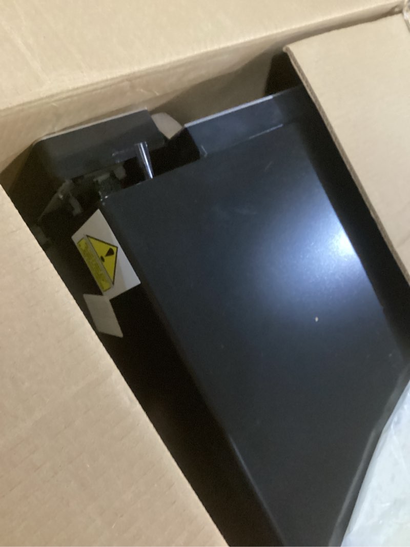 Condition photo showing As Is for TOSHIBA EM131A5C-SS Countertop Microwave Ovens 1.2 Cu Ft with 12.4" Removable Turntable Smart Humidity Sensor, 12 Auto Menus Mute Function ECO Mode Easy Clean Interior, 1000W, Silver 1.2 Cu.Ft.-Silver