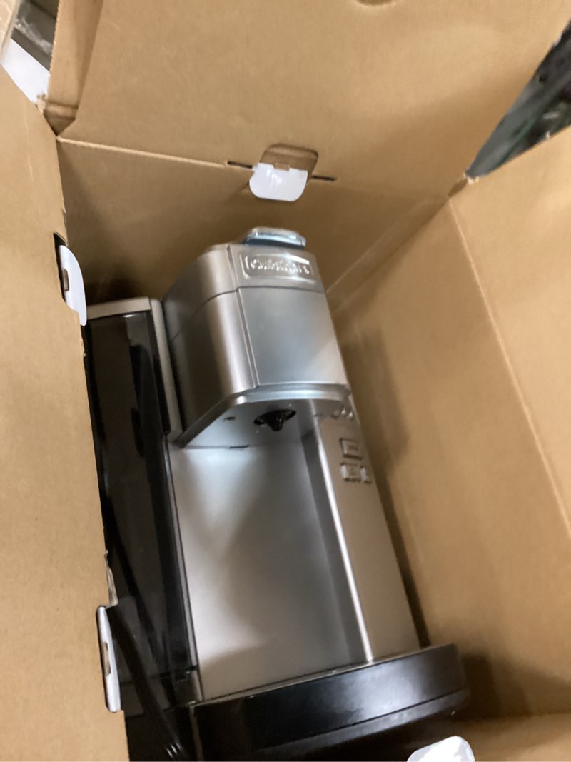 Condition photo showing As Is for Cuisinart Coffee Maker, Single Serve 72-Ounce Reservoir Coffee Machine, Programmable Brewing & Hot Water Dispenser, Stainless Steel, SS-10P1,Silver