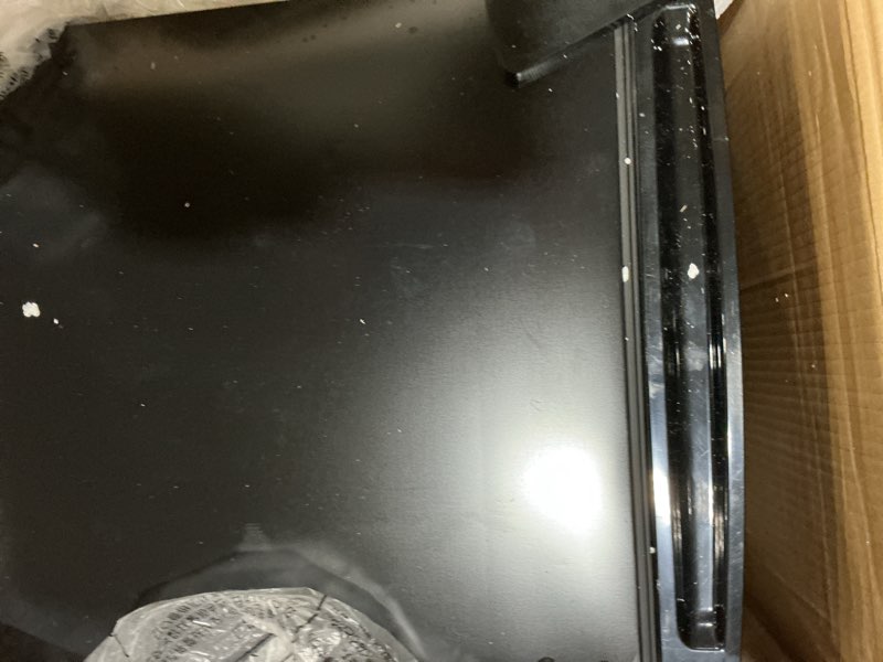 Condition photo showing As Is for damaged and used vevor 15\" w under counter ice maker, 15 lbs/day crescent ice maker built-in with 11lbs storage bin & reversible door, freestanding ice-making machine for commercial home kitchens - no drain required