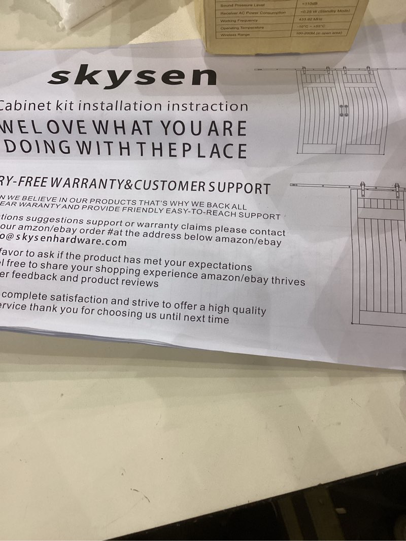 skysen  Double Door Sliding Barn Door