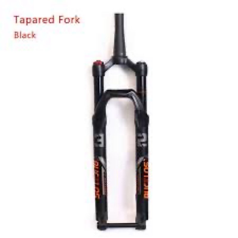 bucklos 26/27.5/29 inch travel 140mm mtb air suspension fork, rebound adjustment 34mm stanchions 1-1