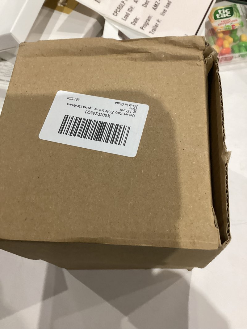 Condition photo showing Good Condition for Qoosea Kitty Kurlz Indoor Cat Toy, Cat Paw-Shaped Accordion Cat Scratcher with Bell Ball & Magnetic Design, Made of Corrugated Cardboard and Sturdy