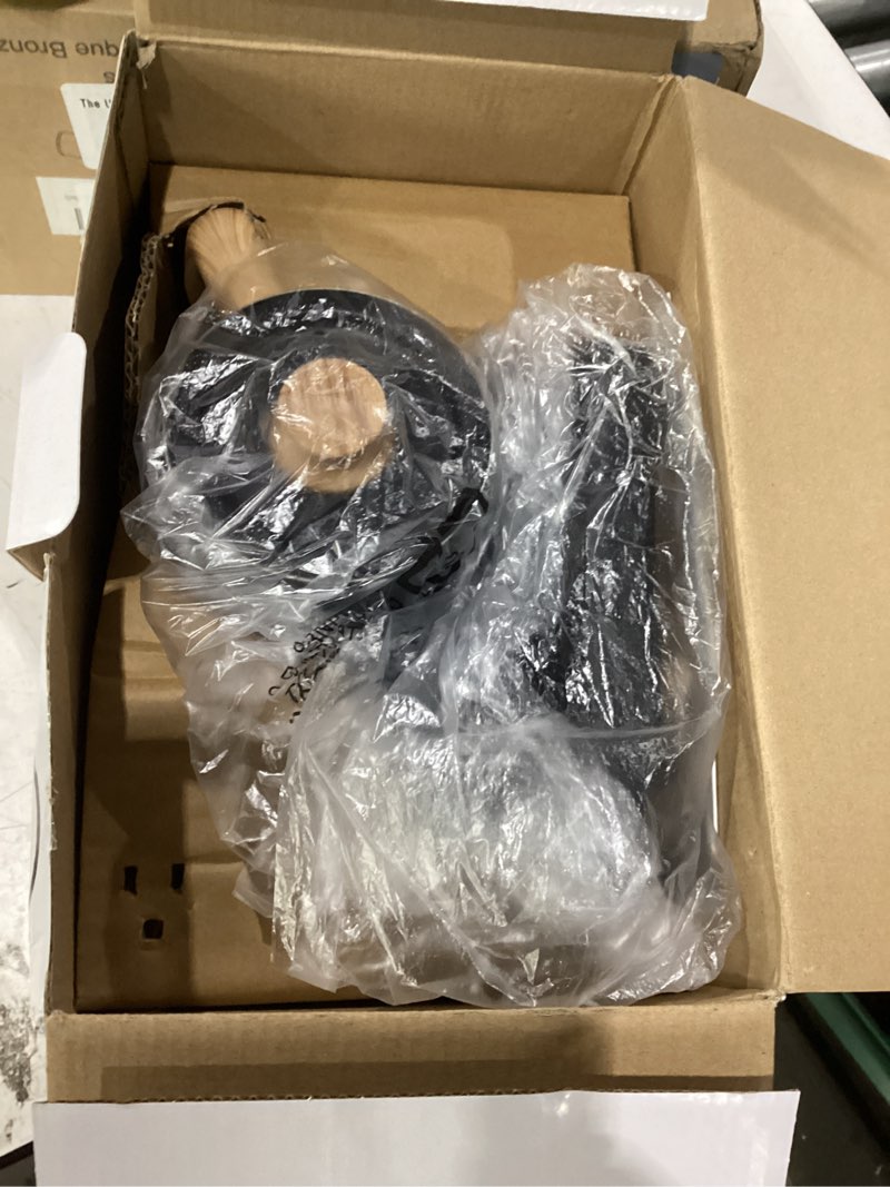 Condition photo showing New/Like New for gooseneck electric kettle, electric tea kettles, ±1? temperature control for pour-over coffee & tea brewing, stainless steel inner, quick heating, boil hot water, 1200w/0.8l (black wooden)