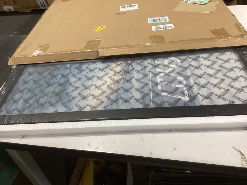 Condition photo showing Good Condition for 19x27 picture frame, black 19 x 27 poster frame for horizontal or vertical wall mounting, 1 pack black 19x27