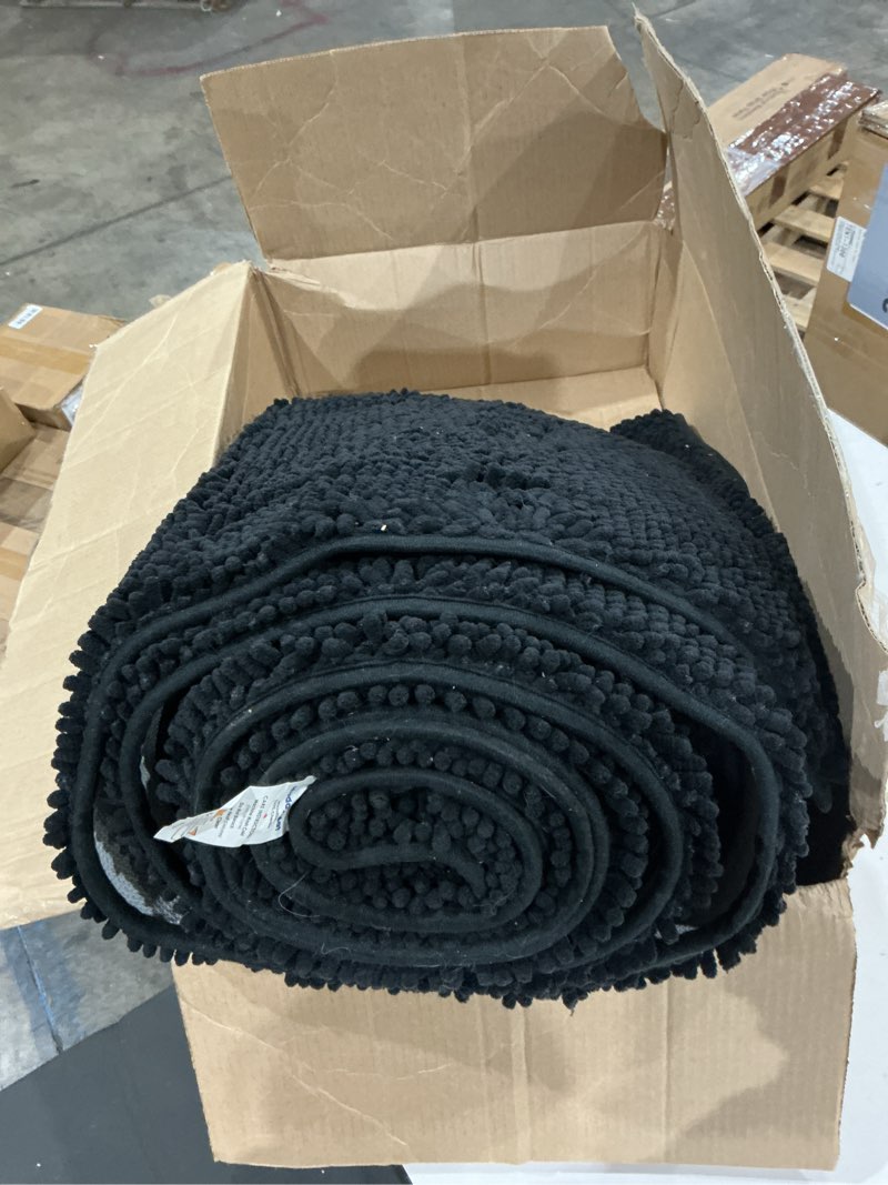 Condition photo showing As Is for black)))))muddy mat® shown on tv – super absorbent door mat indoor, microfiber quick dry chenille entryway rug, non-slip front door mat, indoor mats for entryway, machine washable pet rug, grey 36\"x60\" grey 36\" x 60\"