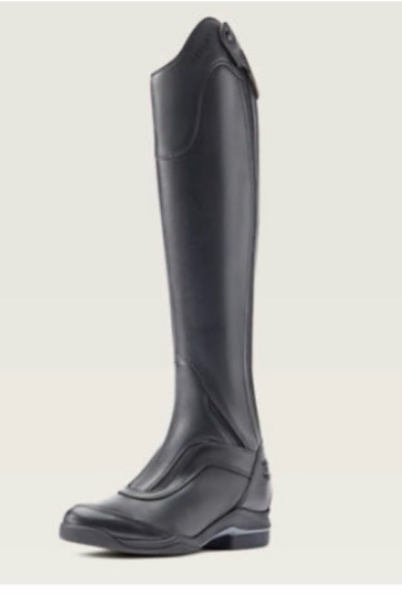 Ariat Women's V Sport Zip Tall Riding Boot, Black 10 FT