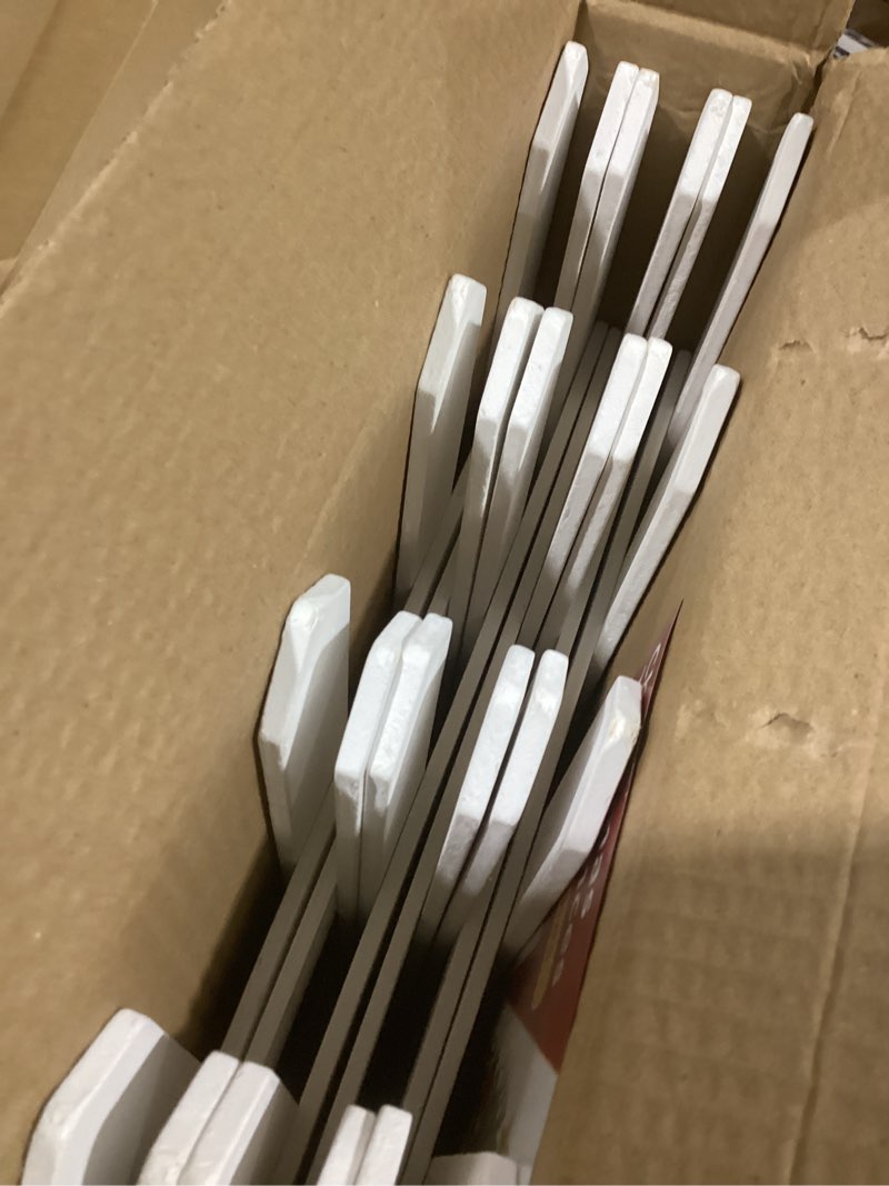 Condition photo showing Good Condition for 6 Pack Wooden Christmas Tree Fence, Extra Height 16” Christmas Tree Gate, White Fence for Cat, Small Dog, Suit for New Year Decoration 6pcs