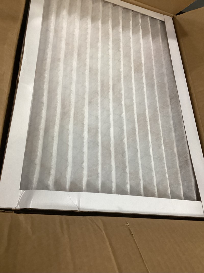 Condition photo showing Good Condition for amazon basics 14x20x1 air filter, merv  ac furnace filters, allergy control, electrostatic, removes dust pollen and lint, 6-pack (actual size: 13.75\" x 19.75\" x 0.75\") 14x20x1 merv 5 pack