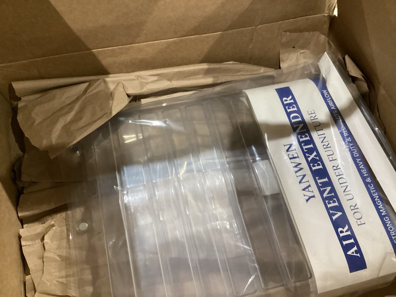 Condition photo showing As Is for Air Vent Extender for Under Furniture, Vent Redirector, Vent Deflector for Floor Register 10" and 12" Wide, Extends from 17"-33" Long (1PCS) 1PCS-SUPERDUTY