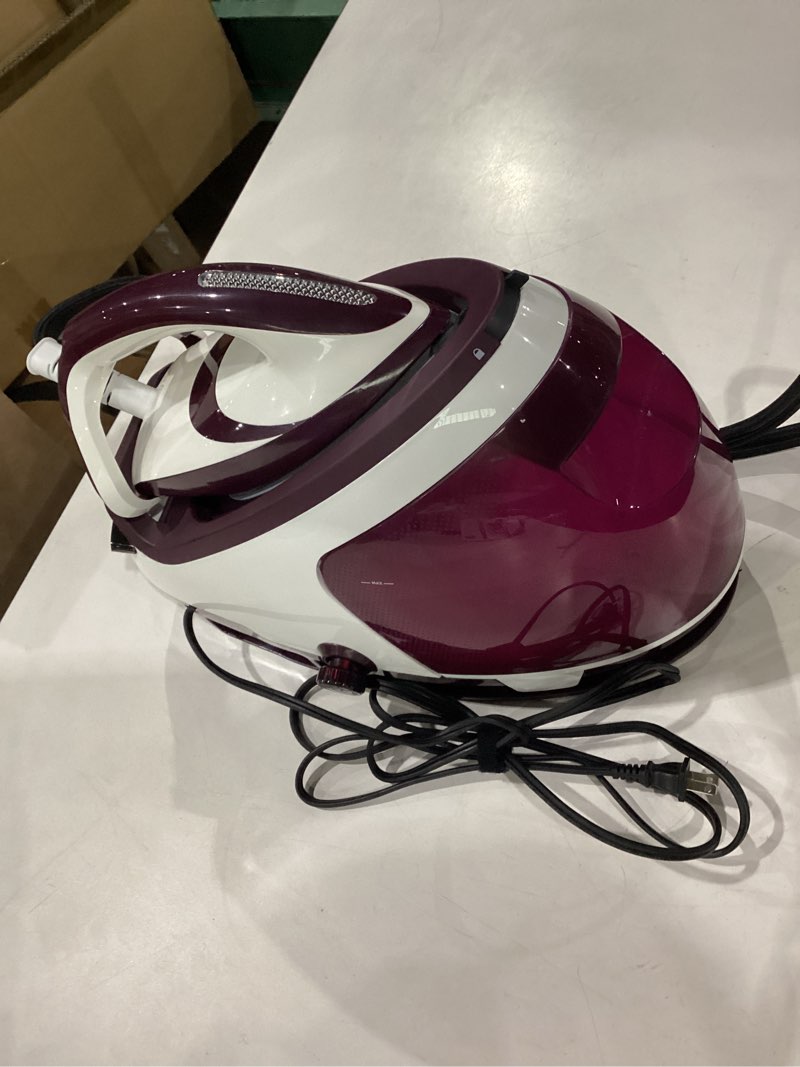 Condition photo showing Good Condition for martisan steam generator for clothes,1800w strong power, 8 bar max pressure,1.9l large water tank, smart auto shut-off, 120g/min steam burst, ceramic soleplate, fast wrinkle removal, purple steam station max