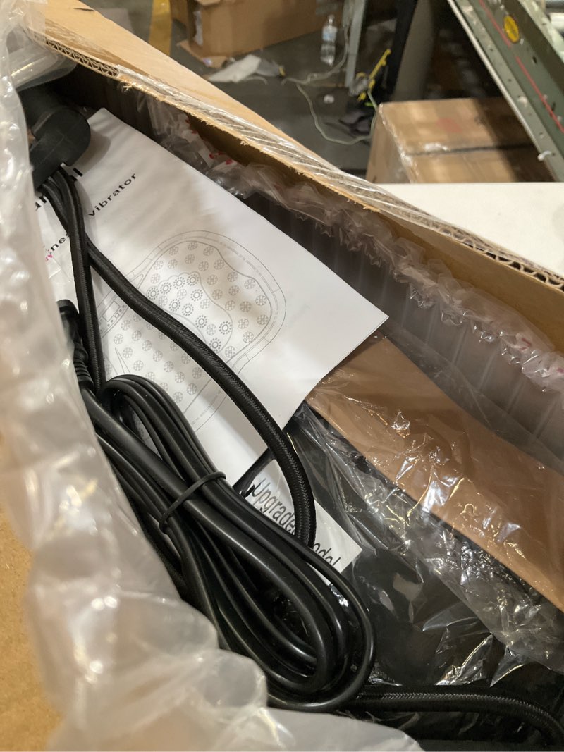 Condition photo showing Good Condition for Vibration Plate Exercise Machine, Health & Fitness Full Body Vibration Platform, Portable Vibration Plate Platform for Weight Loss Home Fitness, Lymphatic Drainage, w/Resistance Bands+Remote Red