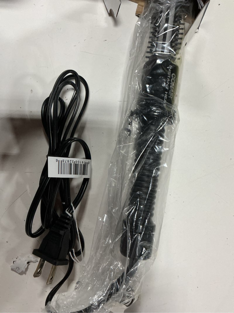 Condition photo showing Good Condition for conair instant heat 3/4" curling iron brush, 30-second heat-up, 25 heat settings