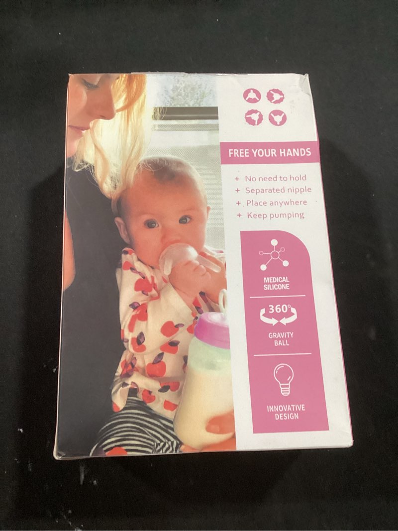 Condition photo showing As Is for TidyFriend Anti-Colic Baby Bottle for Breastfeeding Babies 8oz, 2 Pack Baby Bottle with Straw for Co