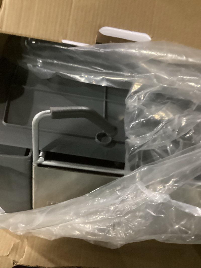 Condition photo showing Good Condition for KitchenAid Large Capacity Full Size Rust Resistant Dish Rack with Angled Drain Board and Removable Flatware Caddy, Light Grey Gray Full Size