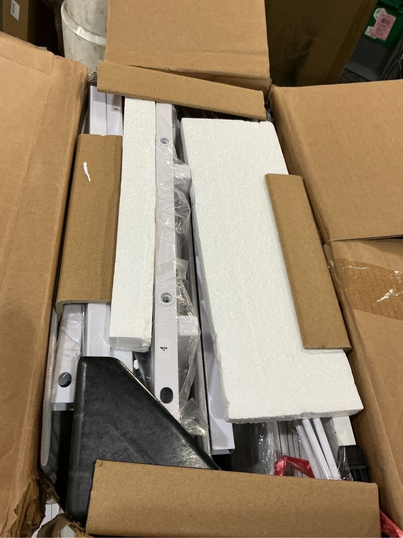 Condition photo showing New/Like New for furnulem white tall dresser for bedroom,vertical storage tower unit and end table with 6 fabric drawers, nightstand furniture with drawer organizer in living room,closet,entryway,hallyway white 11.5"d x 16"w x 39.6"h (6 drawers)