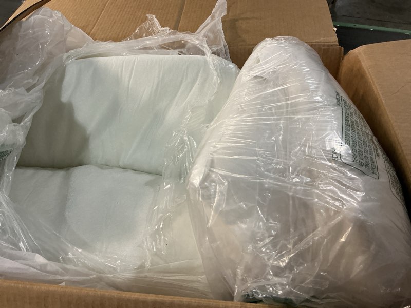 Condition photo showing Good Condition for honeycomb outdoor heritage deep seat, 24 x 23, textured solid bone chair cushion with removable cover, for patio furniture textured solid bone 24\" w x 23\" l 4 pcs