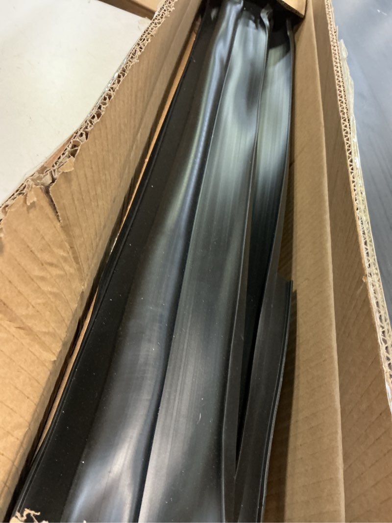 Condition photo showing Good Condition for Jin&Bao Garage Door Bottom Seal with Pre-drilled Aluminum Track Retainer Base Kit, Heavy Duty U+O Ring Combination Weather Stripping Seals (8FT) 8 Feet