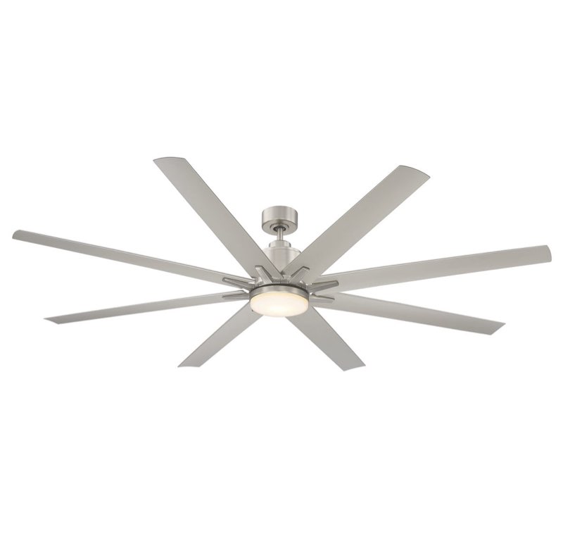 Trade Winds Ezra 72  LED Outdoor Ceiling Fan in Brushed Nickel