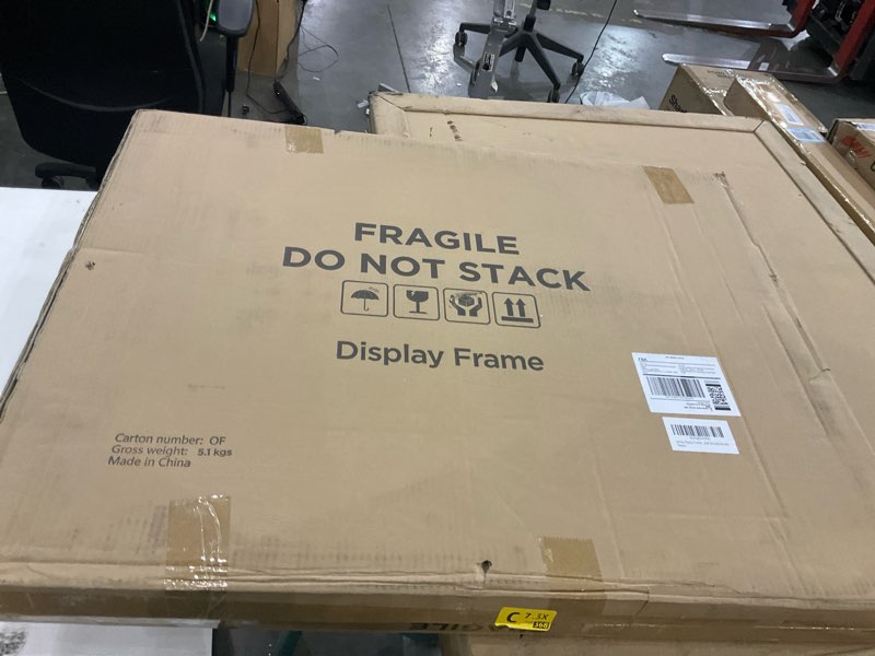 Condition photo showing New/Like New for Jersey Frame Display Case, Black Locks Shadow Box Sports Jersey Frame with UV Protection Acrylic and 2 Hanger for Baseball Basketball Football Soccer Hockey Shirt,Uniform, Graduates, Black Black Frame with Black Locks