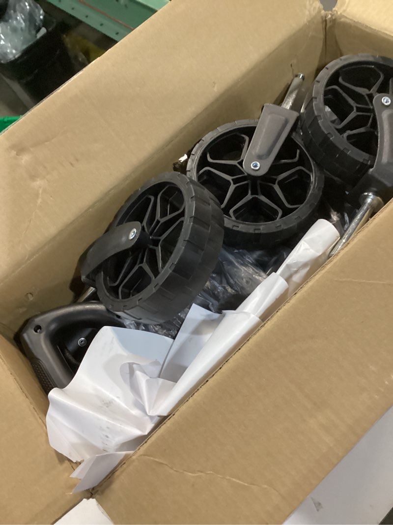 Condition photo showing Good Condition for Collapsible Wagon Cart with Wheels Foldable - Folding Utility Heavy Duty Wagons Carts for Grocery Sports Garden Shopping Camping Wheelbarrows (Black, 120L) Black 120L