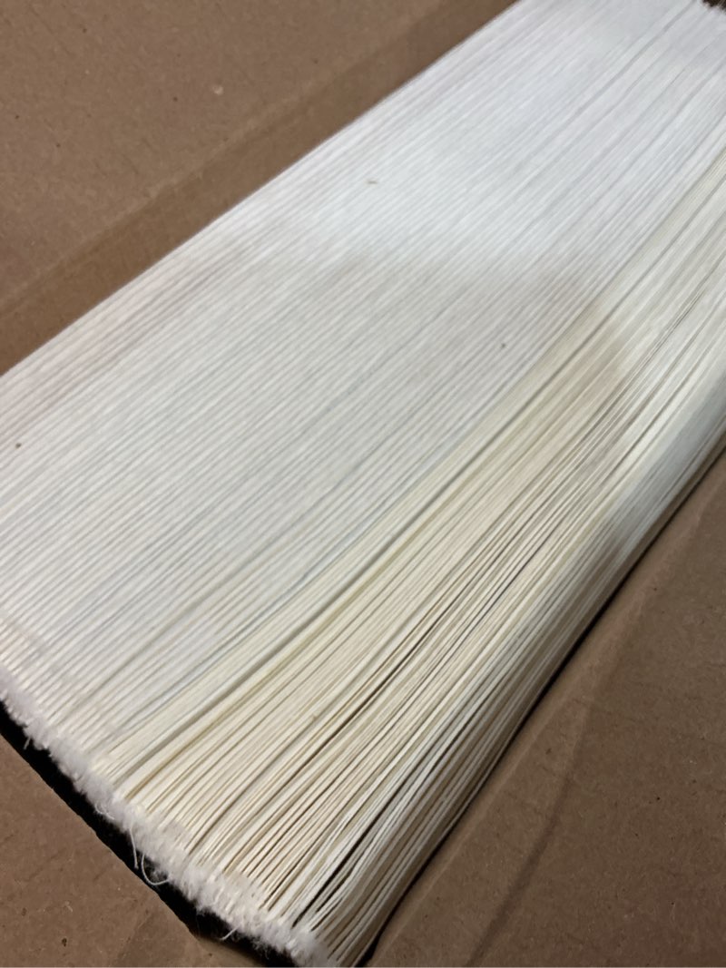 Condition photo showing Good Condition for fe09 commercial fryer filter paper, 17 1/2 x 18 1/2 inches, 100 sheets compatible with hf style 80 & 165 fryers, rf hunter hf series oil filters (post 1991 models) & hf2515 filter screen model 2462017