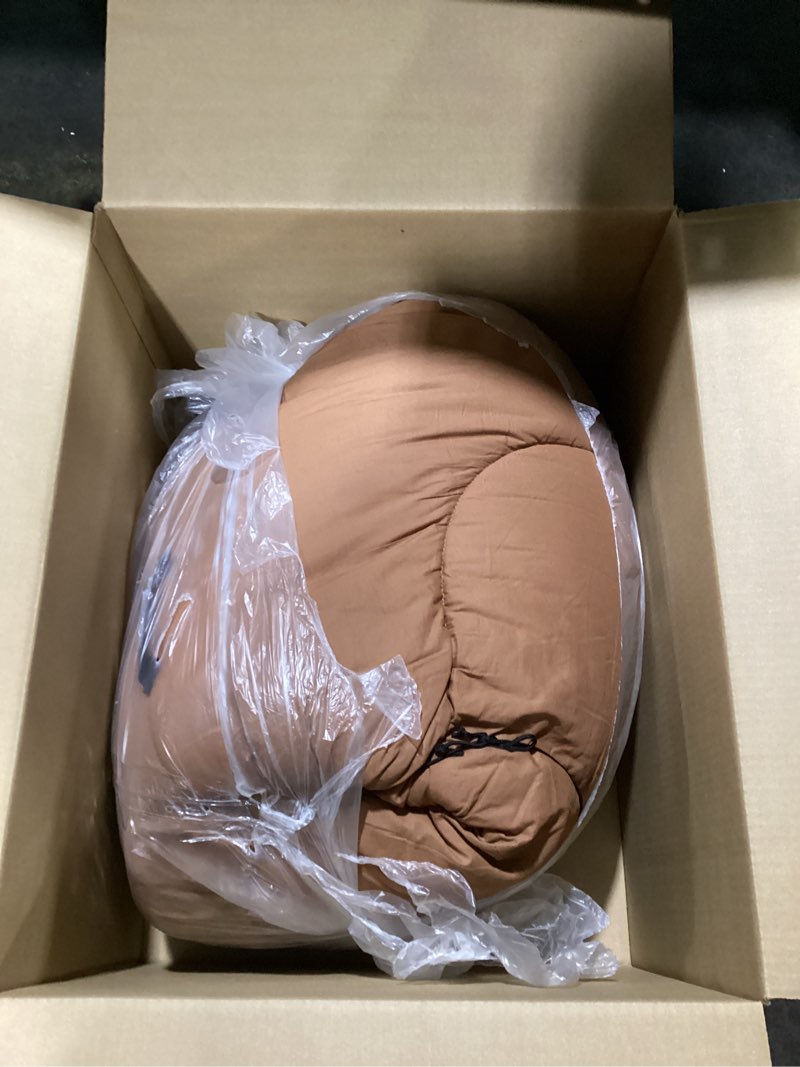 Condition photo showing Good Condition for Coleman Dunnock 20°F Big ‘n Tall Sleeping Bag, Cold-Weather Sleeping Bag Fits Adults up to 6ft 4in, Machine Washable, Flannel Liner