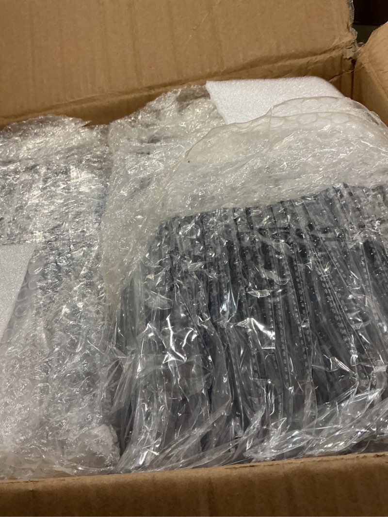 Condition photo showing Good Condition for hoolerry 50 pack clear charger plates bulk 13 inch plastic round beaded dinner chargers acrylic frosted grain decorative service plates for wedding party event, home and kitchen tabletop (transparent) 50 transparent