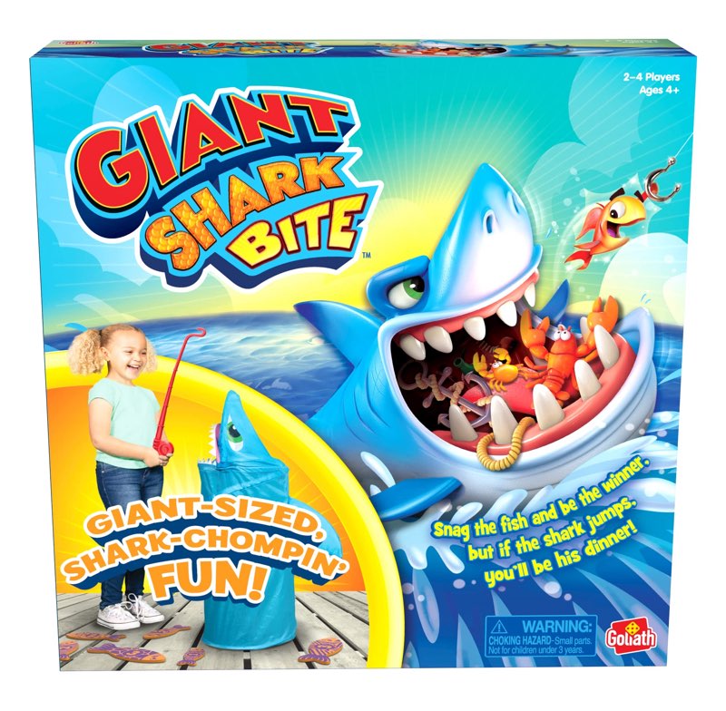 Pressman Goliath Giant Shark Bite Game - Snag Fish