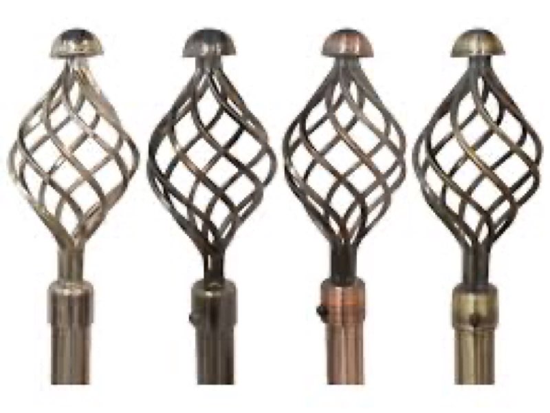 assorted curtain rods shower handles 