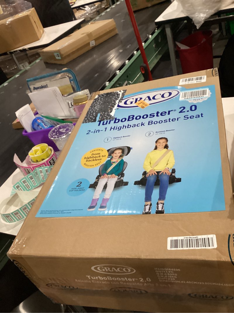 Condition photo showing New/Like New for Graco TurboBooster 2.0 Highback Booster Car Seat, Declan