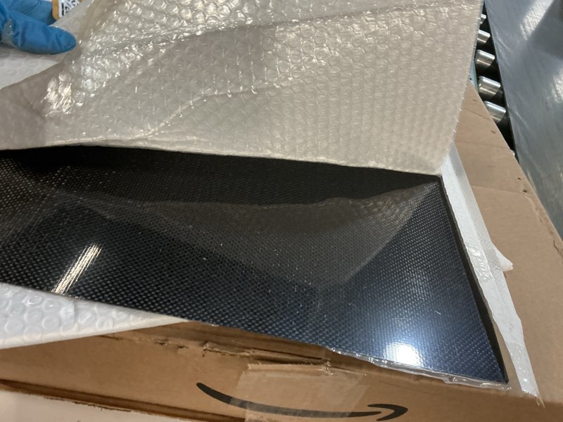 Condition photo showing Good Condition for 400x500x0.5mm carbon fiber sheet 100% 3k carbon fiber laminate plate plain weave panel sheet 0.5mm thickness(glossy surface) plain weave glossy finish 400x500x0.5mm