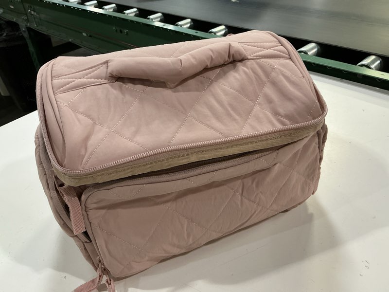 Condition photo showing Good Condition for Medicine Organizer Bag with Insulated Pocket for Travel, Pill Bottle Storage Case with 4 Customized Dividers for Medication, Insulin and First Aid Supplies, Pink (Bag ONLY)