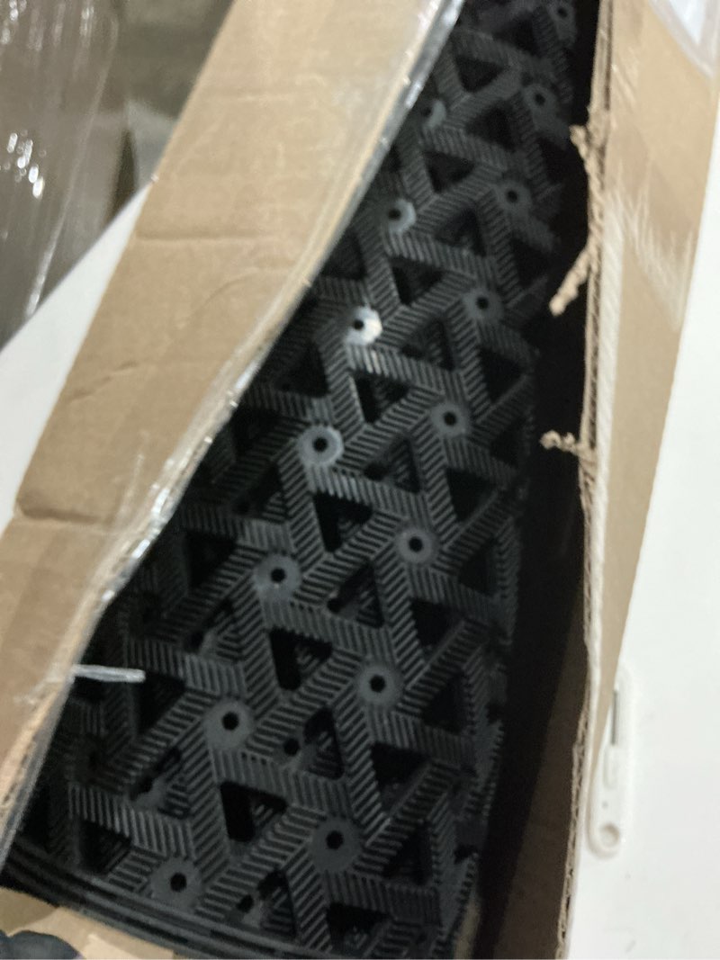 Condition photo showing Good Condition for dexi front door mat outside entrance?24x36 rubber floor doormat heavy duty non slip, dirt trapper waterproof exterior entry mats all weather for patio entryway drainage, grey 2' x 3' (rectangular) grey