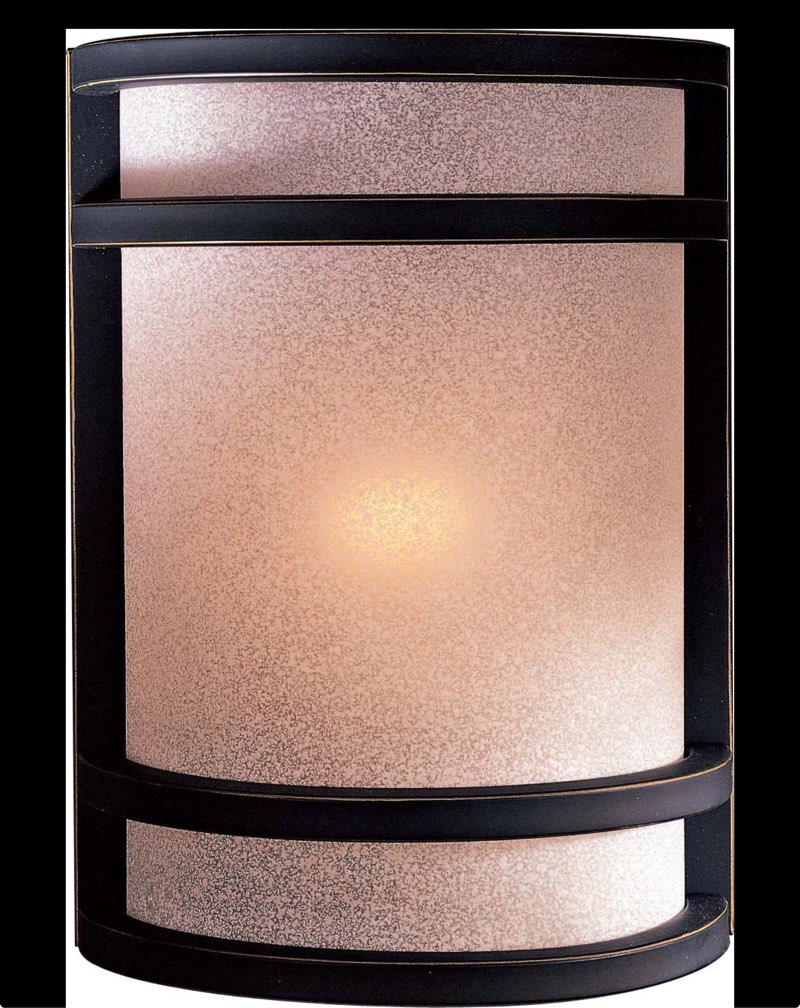 Minka Lavery 348-37B 1 Light Wall Sconce in Bronze