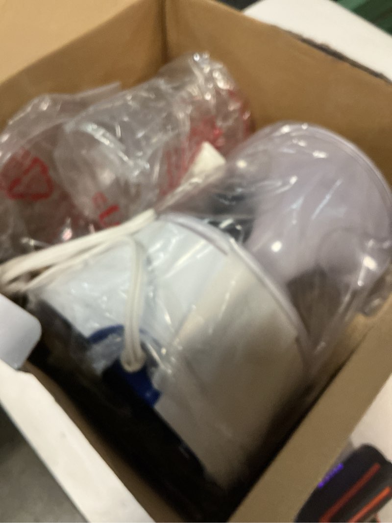 Condition photo showing Good Condition for crane x halls 2-in-1 warm mist humidifier and steam inhaler, 0.5 gallon, blue & white