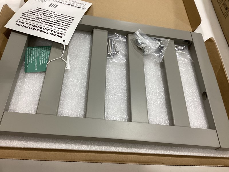 Condition photo showing Good Condition for salcod toddler safe guardrail compatible with storkcraft and graco crib conversion - cpsc certified, crib rail for prevent toddler from rolling off the bed, gray