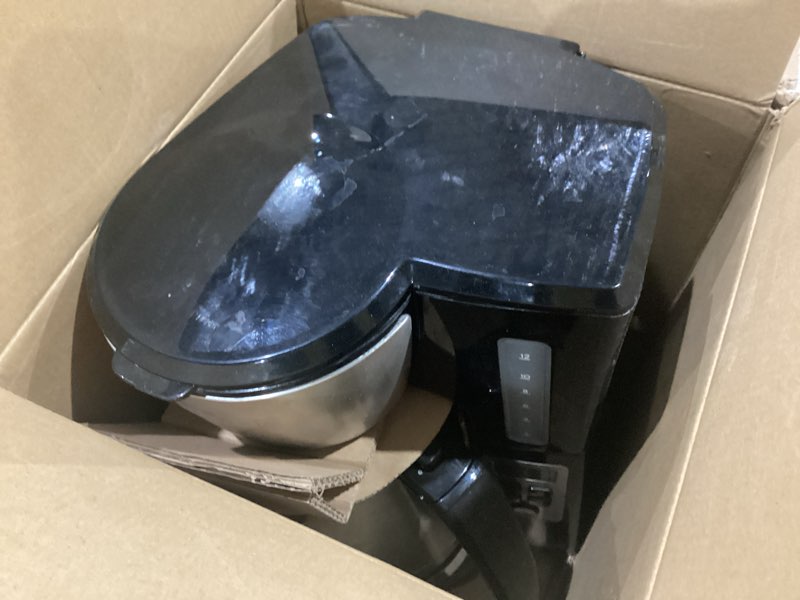 Condition photo showing Good Condition for black+decker 12 cup thermal programmable coffee maker with brew strength and vortex technology, black/steel, cm2046s