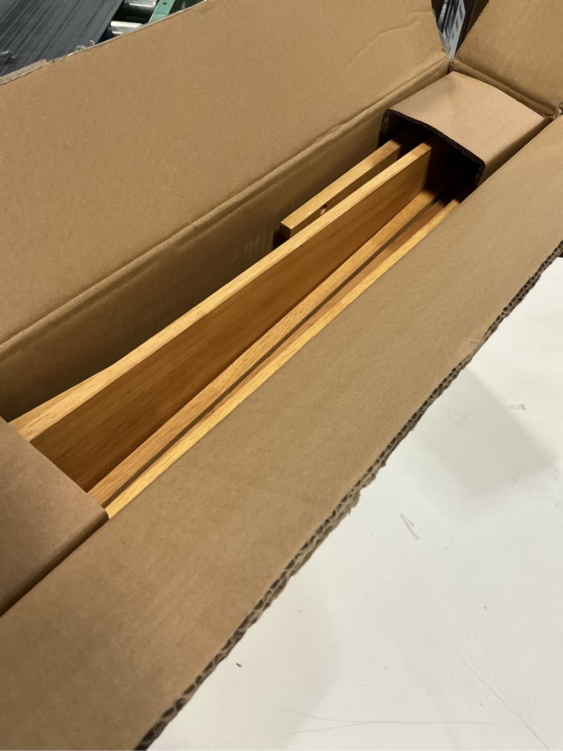 Condition photo showing Good Condition for DINDON Pull Out Cabinet Organizer for Pans, Cookie Sheet, Bakeware, Cutting Board, Slide Out Kitchen Cabinet Storage Organizer Rack, 10.5''W X 21"D X 7.5"H, Wood