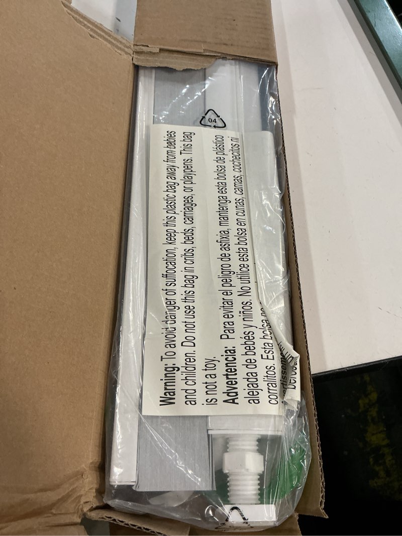 Condition photo showing New/Like New for lazblinds no tools no drill cordless cellular shades, blackout light blocking honeycomb shades for home, thermal insulation blinds for windows, 31" w x 48" h, white blackout-white 31" w x 48" h