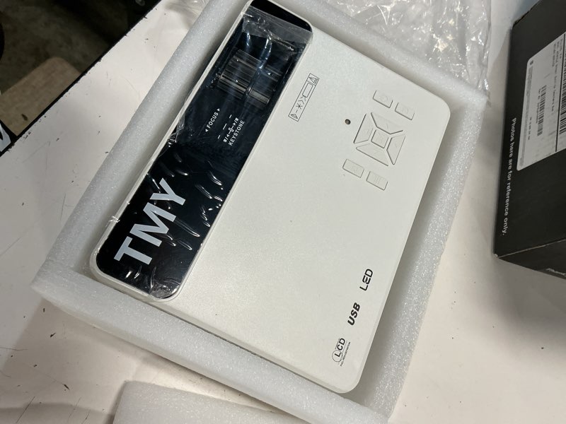 Condition photo showing Good Condition for tmy 1080p full hd portable mini projector, upgraded bluetooth movie projector with screen, compatible with tv stick smartphone/hdmi/usb, indoor & outdoor use no apps