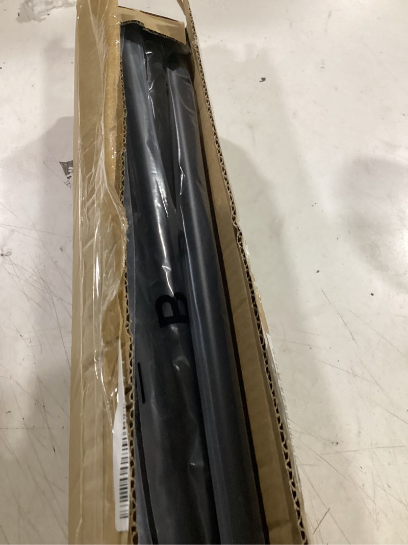 Condition photo showing Good Condition for luvenia black decorative curtain rod,adjustable curtain rods for windows 30 to 72 inch(2.5-6ft),curtain rod for bedroom, living room,kitchen,farmhouse black 30-72"