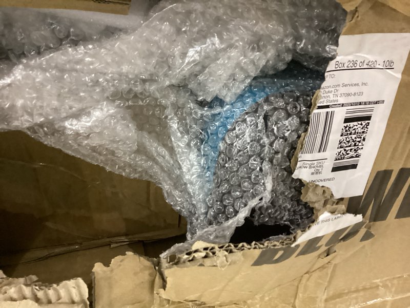 Electric Cordless Snow Shovel, Snow Blower Cordless, 13"x6" Clearing Path, Directional Plate & Auxil