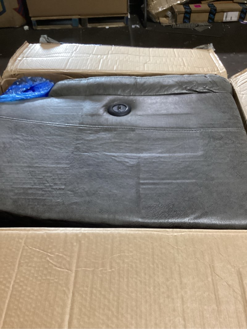 Faux Air Leather Recliner Chair Of Box2