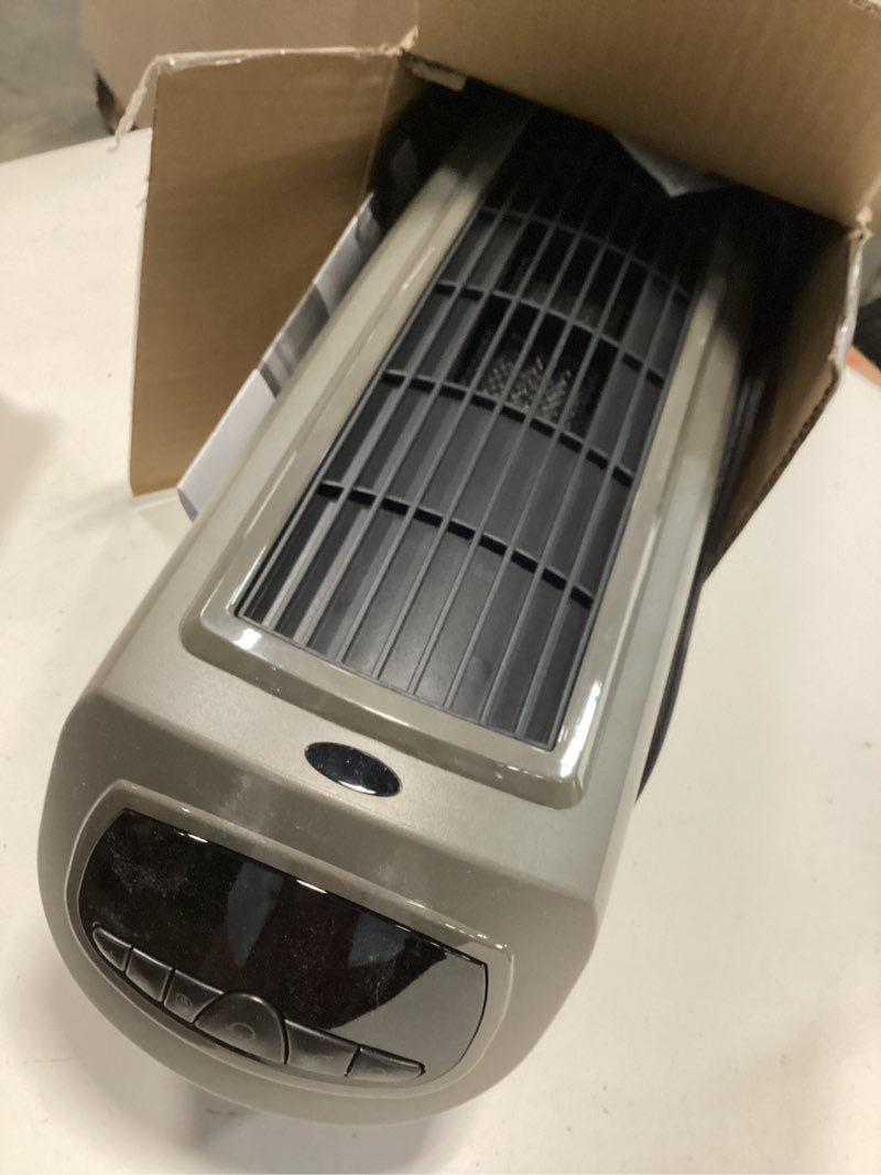 Condition photo showing Good Condition for Lasko Oscillating Digital Ceramic Tower Heater for Home with Adjustable Thermostat, Timer and Remote Control, 23 Inches, 1500W, Silver, 755320 Silver Heater